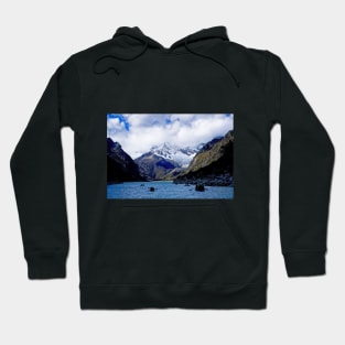 High altitude kayaking in the Andes Hoodie